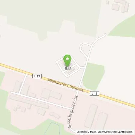 Standortübersicht der Tankstelle Schwaan, Niendorfer Chaussee in 18258 Schwaan