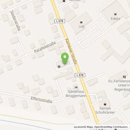 Standortübersicht der Tankstelle Unna, Kamener Str. 38 in 59425 Unna