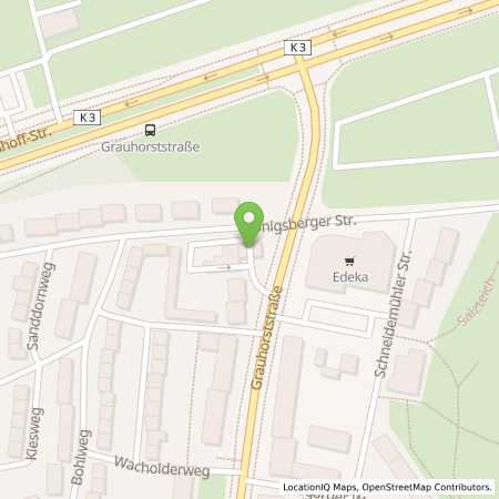 Standortübersicht der Benzin-Super-Diesel Tankstelle: Wolfsburg, Grauhorststr. 10 in 38440, Wolfsburg