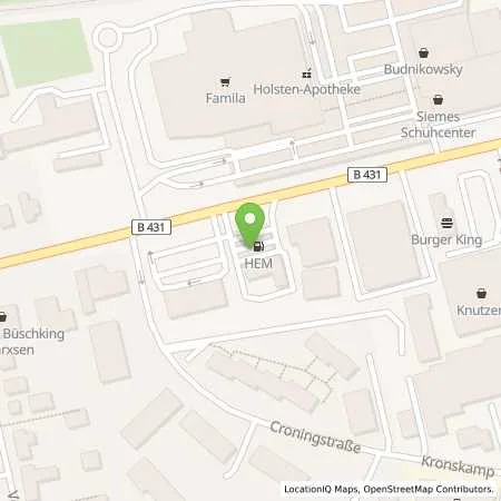 Standortübersicht der Tankstelle Wedel, Rissener Str. 96-100 in 22880 Wedel