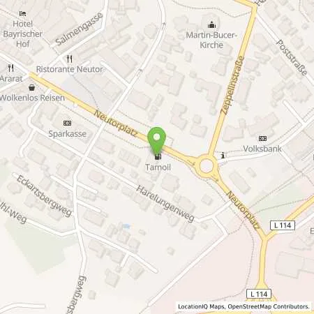 Standortübersicht der Tankstelle Breisach, Neutorplatz 14 in 79206 Breisach