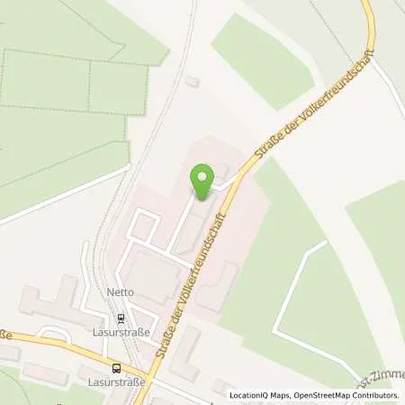 Standortübersicht der Tankstelle Gera, Straße der Völkerfreundschaft 1 in 07551 Gera