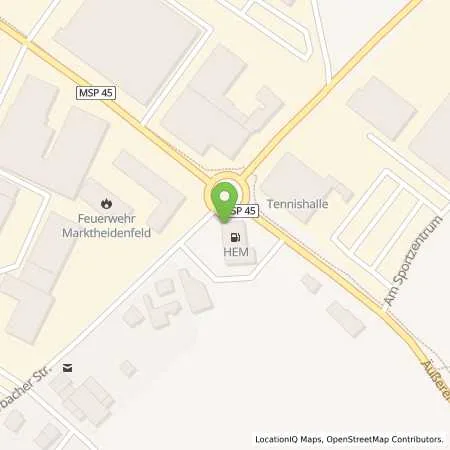 Standortübersicht der Tankstelle Marktheidenfeld, Karbacher Str. 26 in 97828 Marktheidenfeld