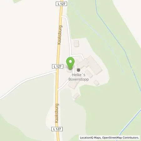 Standortübersicht der Tankstelle Kaaks, Kaaksburg 1 in 25582 Kaaks