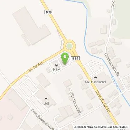 Standortübersicht der Tankstelle Sinsheim, Steinsfurter Str. 75 in 74889 Sinsheim