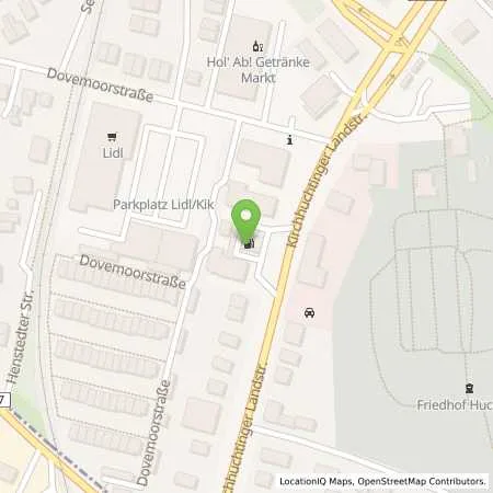 Standortübersicht der Tankstelle Bremen, Kirchhuchtinger Landstr. 225 in 28259 Bremen