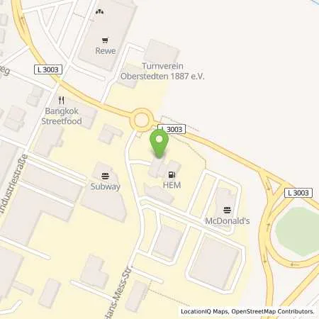 Standortübersicht der Tankstelle Oberursel, Hans-Mess-Str. 2 in 61440 Oberursel