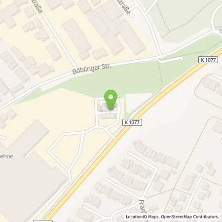 Standortübersicht der Tankstelle Ehningen, Bernrain-Süd 2 in 71139 Ehningen