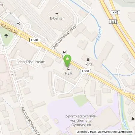 Standortübersicht der Tankstelle Bad Harzburg, Herzog-Julius-Str. 8 in 38667 Bad Harzburg