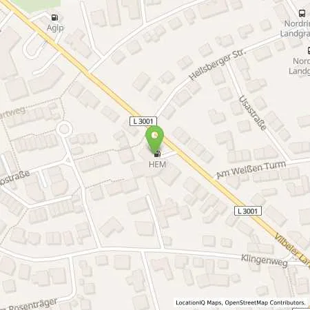 Standortübersicht der Tankstelle Frankfurt, Vilbeler Landstr. 237-239 in 60388 Frankfurt