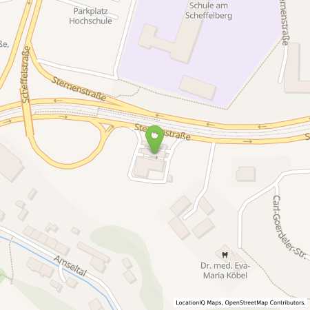Standortübersicht der Benzin-Super-Diesel Tankstelle: Zwickau, Sternenstr. 6 in 08066, Zwickau