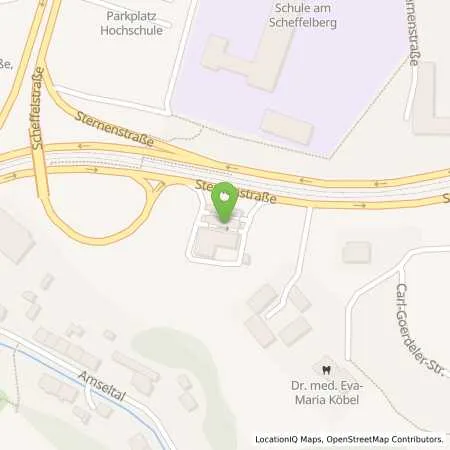 Standortübersicht der Tankstelle Zwickau, Sternenstr. 6 in 08066 Zwickau