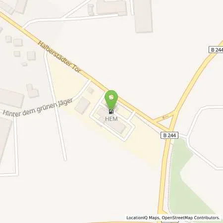 Standortübersicht der Tankstelle Dardesheim, Halberstädter Tor 1 in 38836 Dardesheim