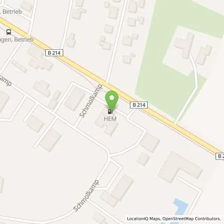 Standortübersicht der Tankstelle Eicklingen, Schmolkamp 44 in 29358 Eicklingen