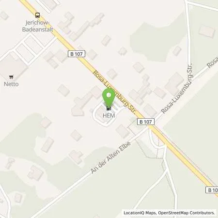 Standortübersicht der Tankstelle Jerichow, Rosa-Luxemburg-Str. 20 in 39319 Jerichow