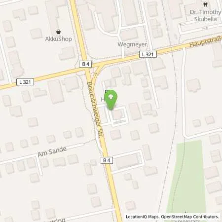 Standortübersicht der Tankstelle Meine, Braunschweiger Str. 1 in 38527 Meine