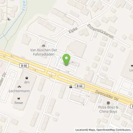 Standortübersicht der Tankstelle Bielefeld, Detmolder Str. 331 in 33605 Bielefeld