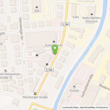 Standortübersicht der Benzin-Super-Diesel Tankstelle: Dresden, Tharandter Str. 48 in 01159, Dresden