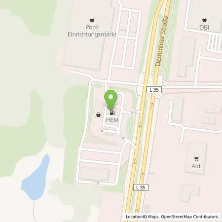 Standortübersicht der Tankstelle Neubrandenburg, Demminer Str. 80 in 17034 Neubrandenburg