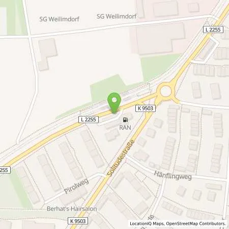 Standortübersicht der Tankstelle RAN Station in 70499 Stuttgart