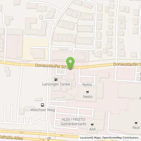 Standortübersicht der Tankstelle C & U Einkaufs GmbH in 93059 Regensburg