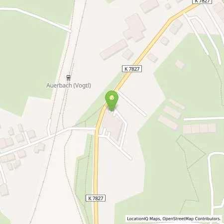 Standortübersicht der Tankstelle Bft Auerbach Reumtengrüner Straße 58 in 08209 Auerbach