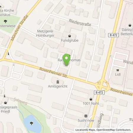 Standortübersicht der Tankstelle Shell Miesbach Rosenheimer Str. 9 in 83714 Miesbach