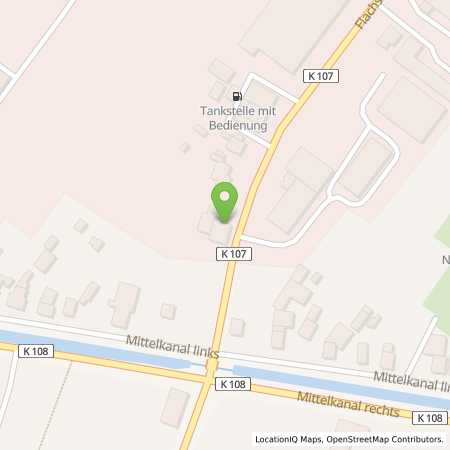 Standortübersicht der Benzin-Super-Diesel Tankstelle: Shell Papenburg Flachsmeerstr. 5 in 26871, Papenburg