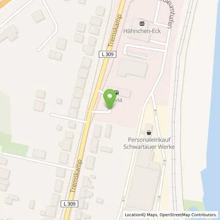 Standortübersicht der Tankstelle AVIA Tankstelle in 23611 Bad Schwartau