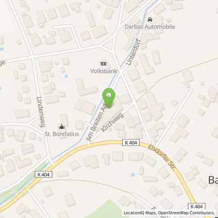 Standortübersicht der Tankstelle Raiffeisen Warenhandel GmbH in 37539 Badenhausen