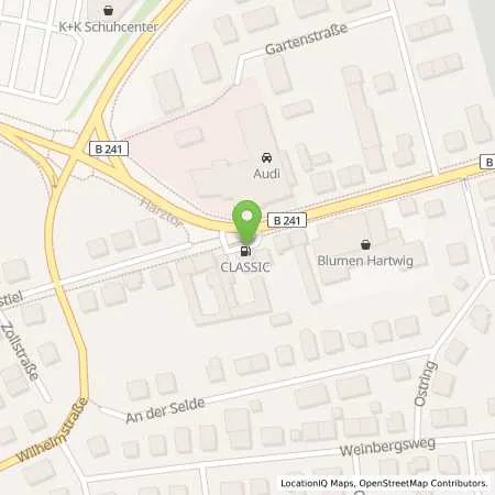 Standortübersicht der Tankstelle Northeim in 37154 Northeim