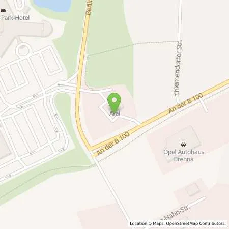 Standortübersicht der Tankstelle Aral Tankstelle in 06796 Brehna