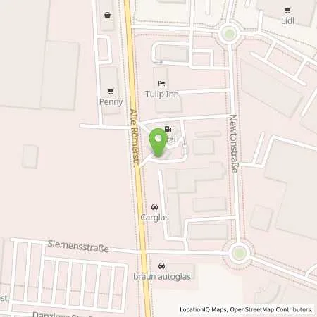 Standortübersicht der Tankstelle Aral Tankstelle in 85221 Dachau