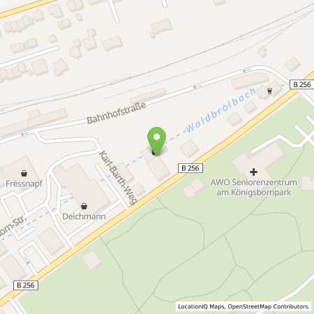 Standortübersicht der Benzin-Super-Diesel Tankstelle: Esso Tankstelle in 51545, WALDBROEL