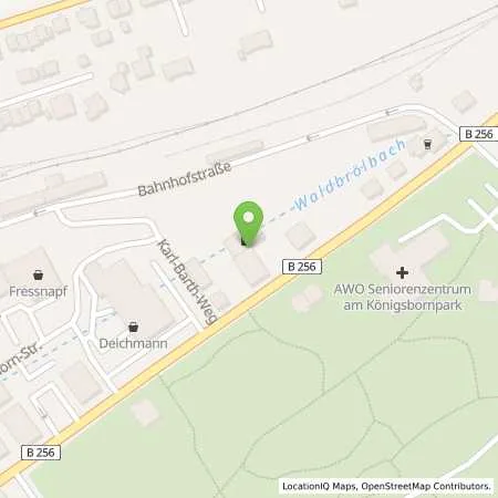 Standortübersicht der Tankstelle Esso Tankstelle in 51545 WALDBROEL