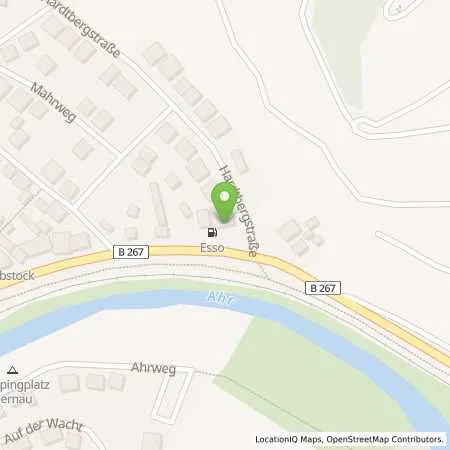 Standortübersicht der Tankstelle Esso Tankstelle in 53507 DERNAU