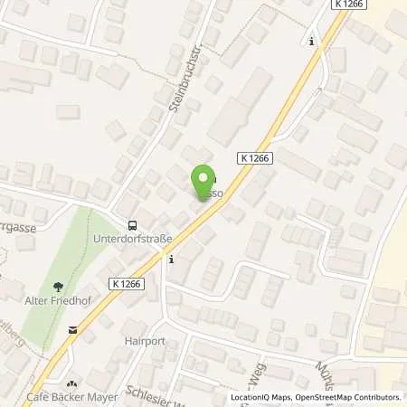 Standortübersicht der Tankstelle Esso Tankstelle in 73257 KOENGEN