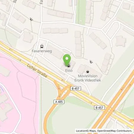 Standortübersicht der Tankstelle Esso Tankstelle in 35394 GIESSEN