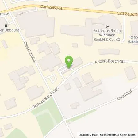 Standortübersicht der Tankstelle Tankstelle Widmann in 73431 Aalen