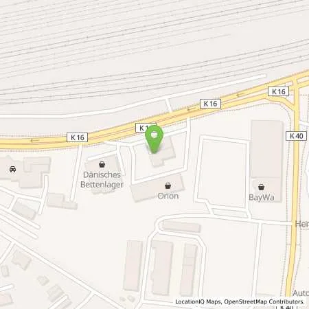 Standortübersicht der Tankstelle Esso Tankstelle in 99099 ERFURT