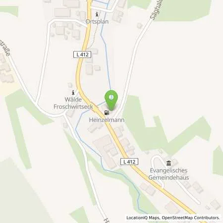 Standortübersicht der Tankstelle bft-Tankstelle Oel- Heimburger GmbH Lossburg in 72290 Lossburg (Wälde)