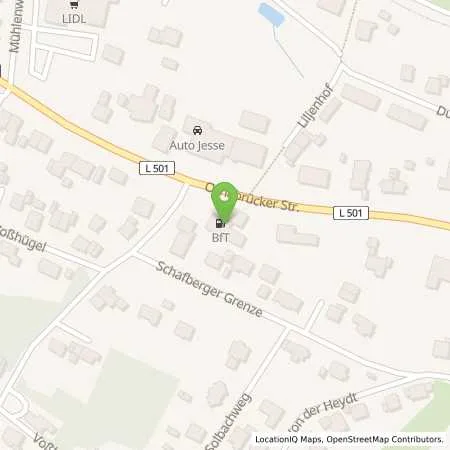 Standortübersicht der Tankstelle Benno Meyer in 49477 Ibbenbüren