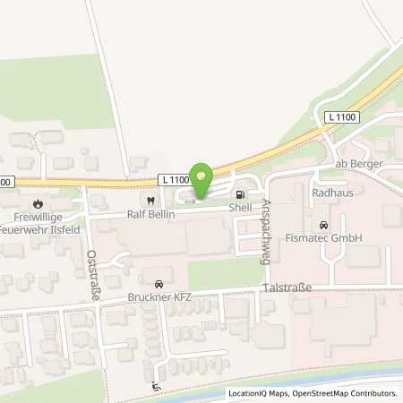 Standortübersicht der Tankstelle Shell Ilsfeld Auensteiner Str. 32 in 74360 Ilsfeld