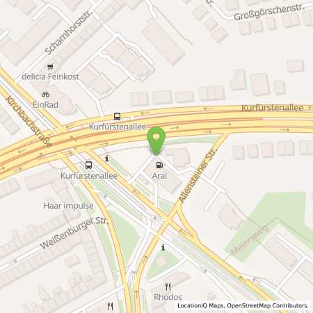 Standortübersicht der Benzin-Super-Diesel Tankstelle: Aral Tankstelle in 28329, Bremen
