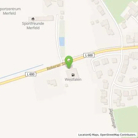 Standortübersicht der Tankstelle Mark Hölker in 48249 Dülmen