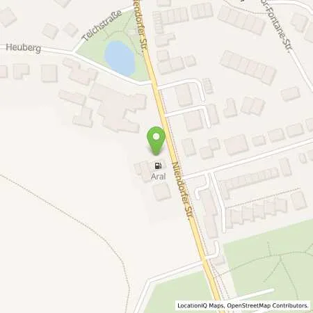 Standortübersicht der Tankstelle Aral Tankstelle in 22848 Norderstedt