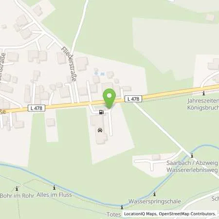 Standortübersicht der Tankstelle Esso Tankstelle in 66996 FISCHBACH