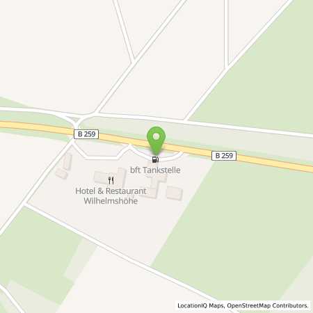 Standortübersicht der Benzin-Super-Diesel Tankstelle: bft Tankstelle  in 56766, Auderath