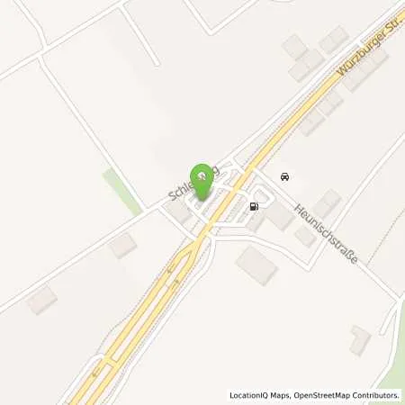 Standortübersicht der Tankstelle Aral Tankstelle in 97424 Schweinfurt