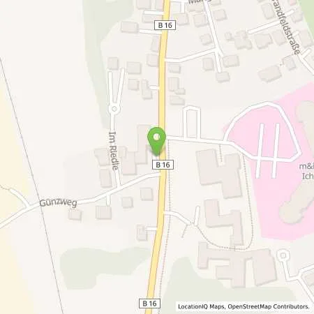 Standortübersicht der Tankstelle PIN Service-Station in 89335 Ichenhausen